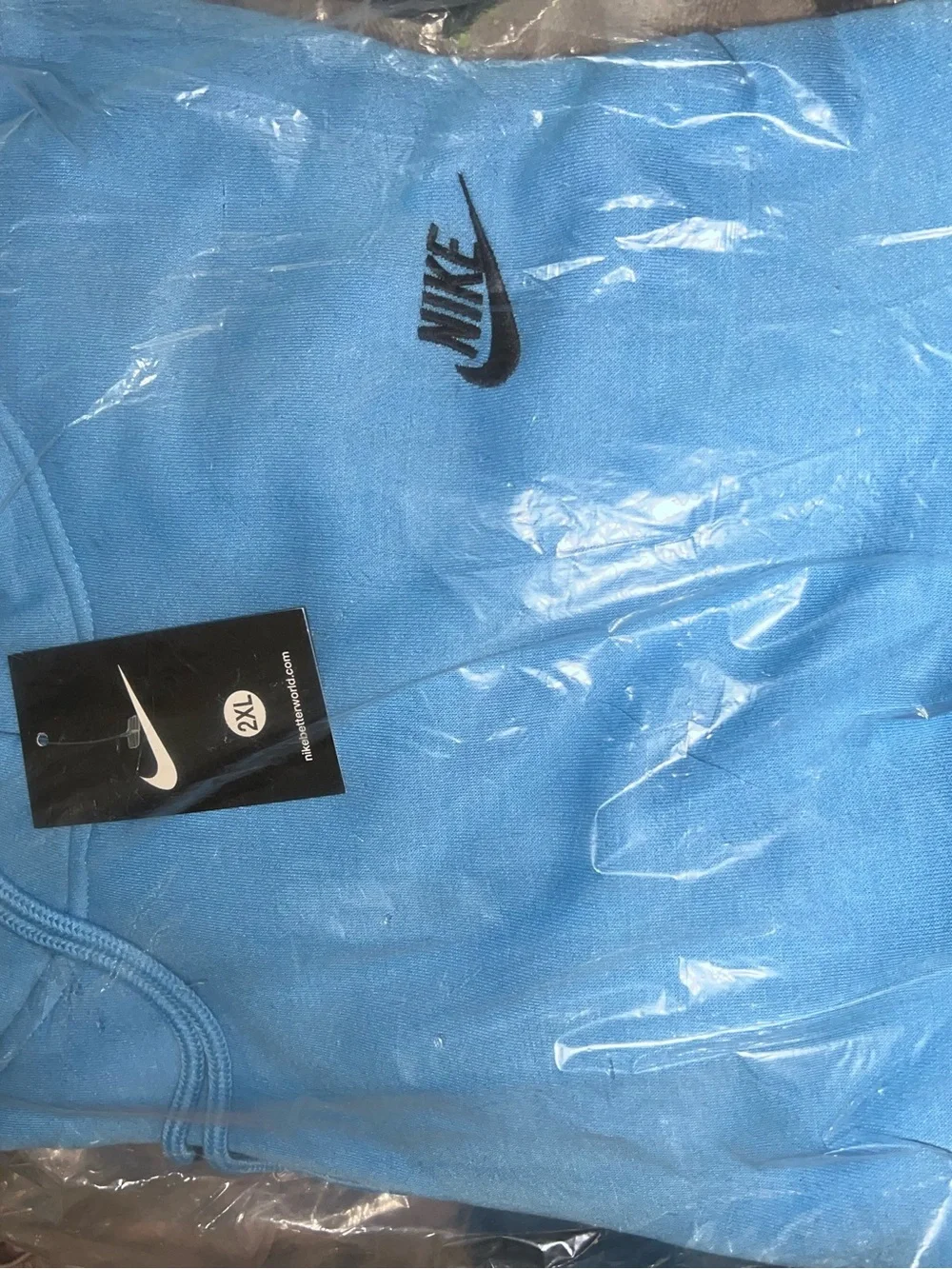 Nike Purple Pullover Hoodie with Black Logo
